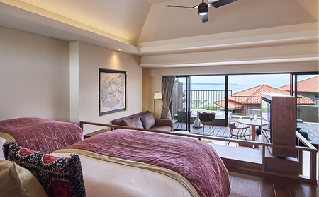 ふるさと納税宿泊ギフト券50.000円 【THE HIRAMATSU HOTELS & RESORTS 宜野座】 ひらまつ ホテルブランド 滞在型リゾート コバルトブルー 亜熱帯グリーン 朝日 自然 