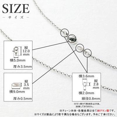 ふるさと納税 三条市 純チタンチェーン 40cm SA40F [leger(レジエ)]【016S044】 |  | 02