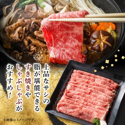 ◆数量・期間限定 年内発送◆【飛騨牛】ローススライス(すき焼き/しゃぶしゃぶ)500g【配送不可地域：離島】