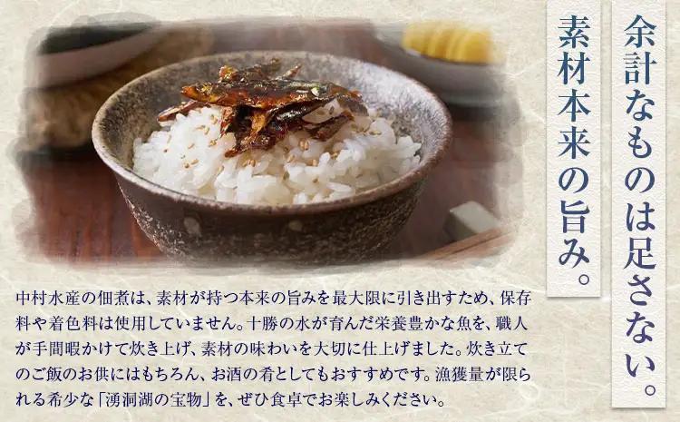 わかさぎの佃煮 600g 中村水産《30日以内に出荷予定(土日祝除く)》北海道 豊頃町産 大津 漁師手作り 特産 数量限定 小分け 惣菜 おかず つくだ煮 ご飯のお供 お茶請け おつまみ 酒の肴 おせ