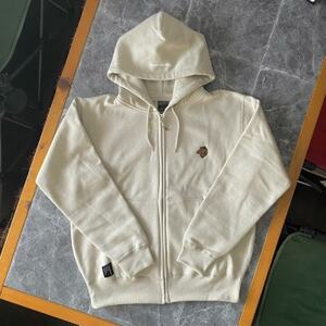 「イノシシ派」ジップアップスウェットパーカー/ストーン/男女兼用Mサイズ【1669279】