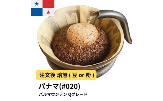 
            コーヒー #020 パナマ バルマウンテン Qグレード 310g 当日焙煎 大山珈琲 （豆または中挽きから選択）
          