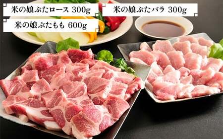 【戸沢村×金山町 共通返礼品】最上のお肉 焼き肉セット（戸澤豚・米の娘ぶた） 豚肉  FAE-0020