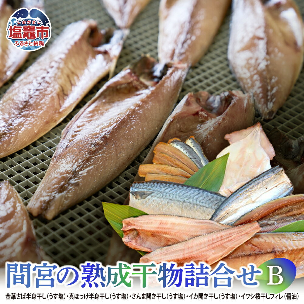 【ふるさと納税】間宮の熟成干物詰合せ〈B〉（塩竃市 宮城県 ひもの）