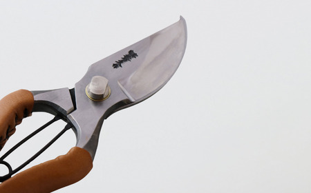 剪定鋏 225mm 本革 T-34C 園芸 庭仕事 ガーデニング 園芸用品 燕三条製 [外山刃物] 【037S040】