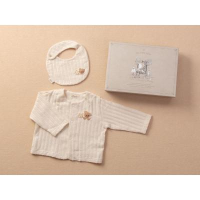 ふるさと納税 横浜市 カーディガン&amp;スタイ　ギフトボックス付き TAK110