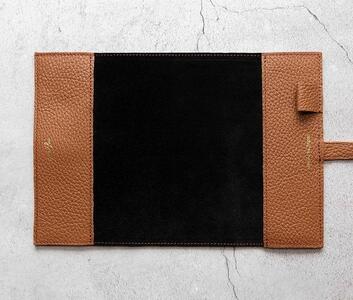 maf pinto (マフ ピント) 手帳カバー＆ブックカバー キャラメル ADRIA LINE レザー 本革 日本製