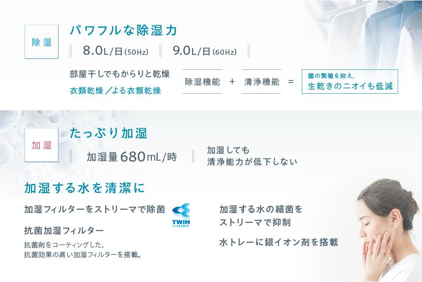 ダイキン 除加湿 ストリーマ 空気清浄機 ブラウン ACZ70X-T ( 適用畳数：32畳 / PM2.5対応 )