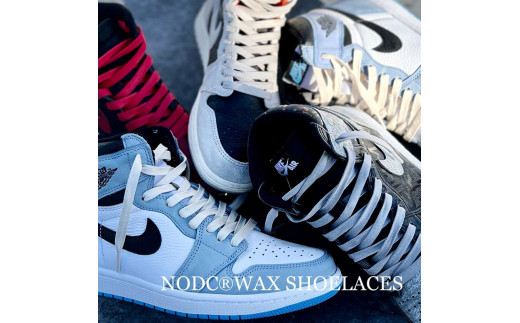 NODC WAX SHOELACES［173N26］NODC WAX SHOELACES 靴ひも 選べる カラー サイズ 120cm 140cm 160cm セット数 1セット 紐 スニーカー