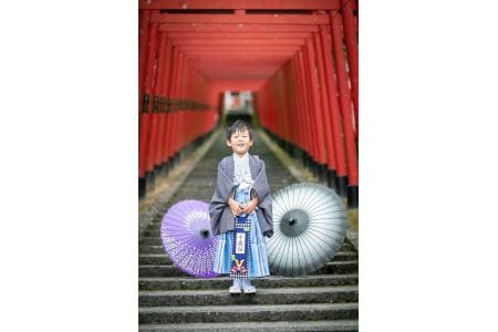 丹波篠山で七五三の記念写真を撮ろう！ 最近、人気の七五三のロケーションフォト BS02