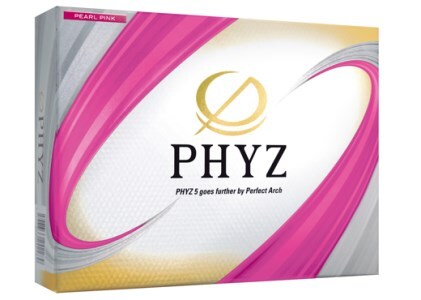 ブリヂストンゴルフボール「PHYZ5」パールピンク色 1ダース [1537]