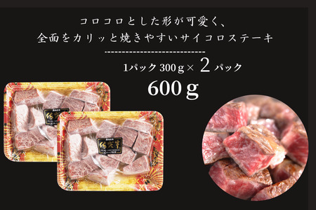 佐賀牛 モモサイコロステーキ 600g：B235-018