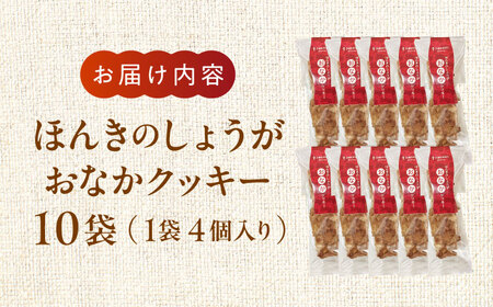 ほんきのしょうが おなかクッキー10袋セット【ジンジベル】[AYAD008]