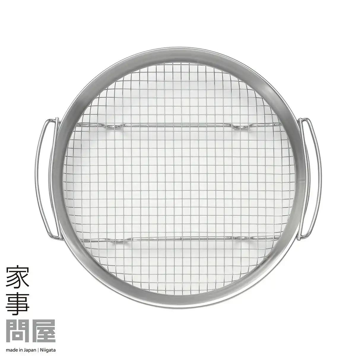 蒸し器 家事問屋 蒸しかご 直径24cm以上フライパン対応 燕三条製 下村企販