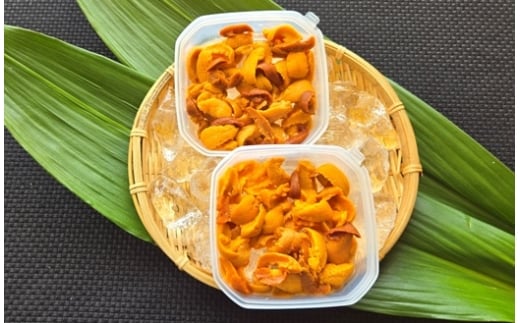 G-40002 エゾバフンウニ塩水パック(赤系)約20～30g×2P[2026年2月下旬以降発送]