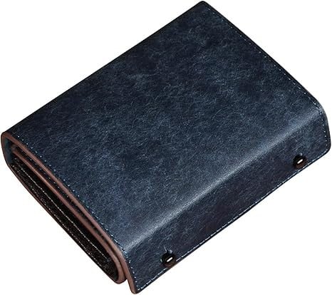 
            メンズ二つ折り財布 濃藍　【11100-1993】
          