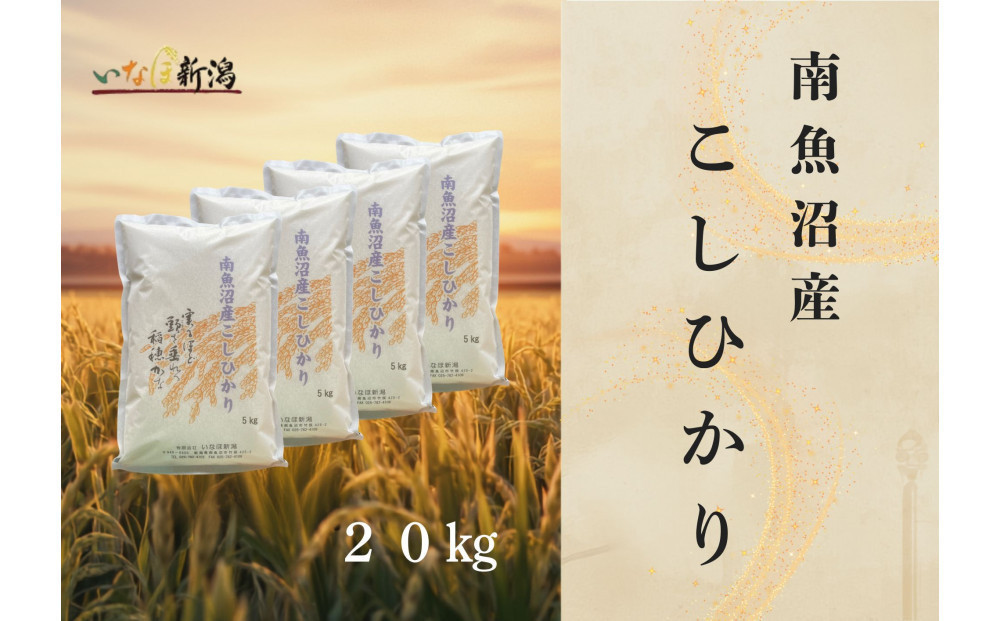 【令和8年産米新米予約】南魚沼産コシヒカリ 白米 20kg【2026年9月下旬より1ヶ月以内に順次発送予定】