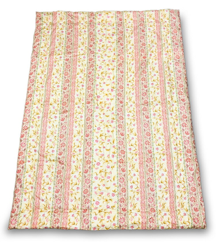 【ふるさと納税】ウール10%入り 日本製肌掛けふとん シングルロングサイズ(約150×210cm) ピンク色 WF-2710 [4594]