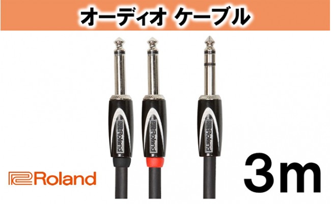 
【Roland純正】オーディオケーブル 3m/RCC-10-TR28V2 [№5786-2018]
