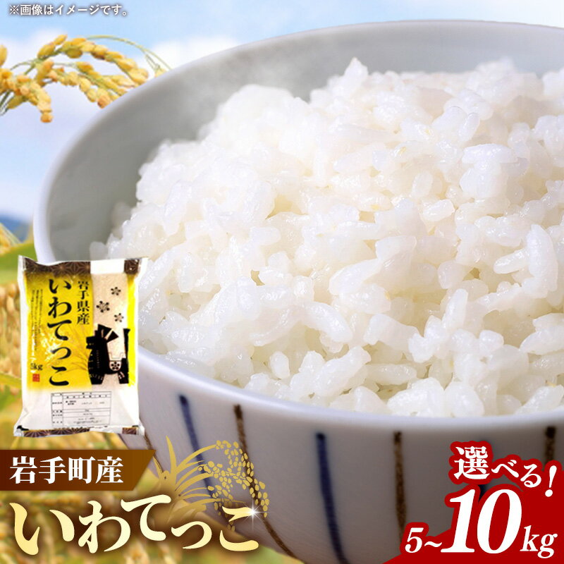 【ふるさと納税】【先行受付】令和7年産岩手町産いわてっこ精米5kg 令和7年 新米 5kg 10kg 5キロ 10キロ 送料無料 農家直送 こめ 岩手 岩手町 岩手県 Mふぁ～む 【価格変更】