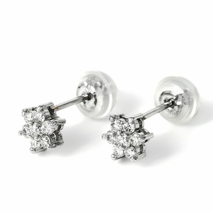 プラチナダイヤ　ピアス　トータル0.2ct　E280DI-P NSAN007