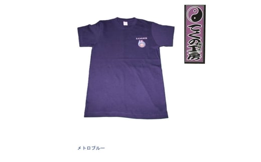 メトロブルーXLサイズ　はむりん男女兼用Tシャツ ／ 羽村市公式キャラクター ご当地 ゆるキャラ マスコットキャラクター ご当地キャラクター イメージキャラクター かわいい 癒やし 東京都 No.127-04