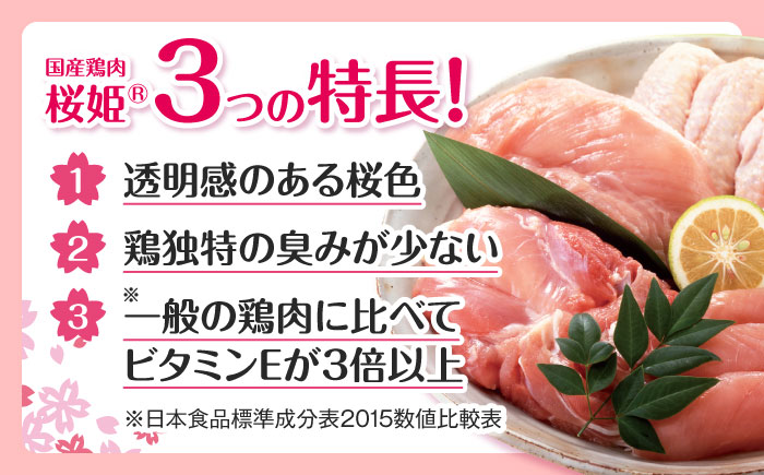 【隔月全3回定期便】桜姫 鶏むね肉 2kg《厚真町》【東日本フード株式会社】 桜姫 国産鶏肉 鶏肉 鶏 とり肉 ムネ むね肉 鶏むね肉 冷凍 北海道 [AXBM007]