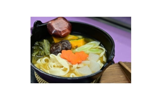 名物吉田のうどん3人前つゆ付き×2個、ほうとう3人前みそ付き×2個　【1183939】