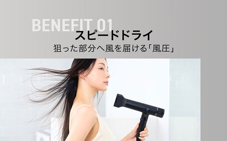 INGRACE Velena hair dryer グレージュ｜ へアドライヤー 美容 ポーチ付き 充電式 持ち運び コンパクト 軽い スタイリング