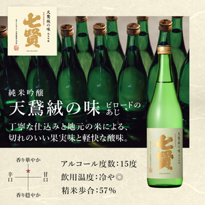 七賢 日本酒 吟醸飲比べ720ml×2本セット　No8