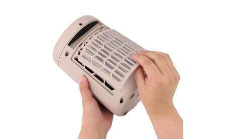 ホームコーディ　コンパクトセラミックファンヒーター　グレージュ イオンリテール 家電