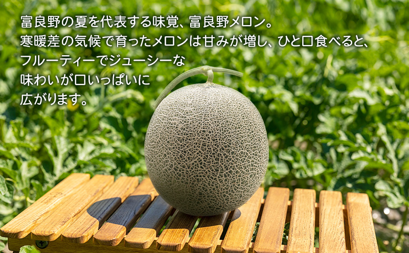 【2026夏発送】ふらのメロン 1玉 (2kg以上) 北海道 富良野産 