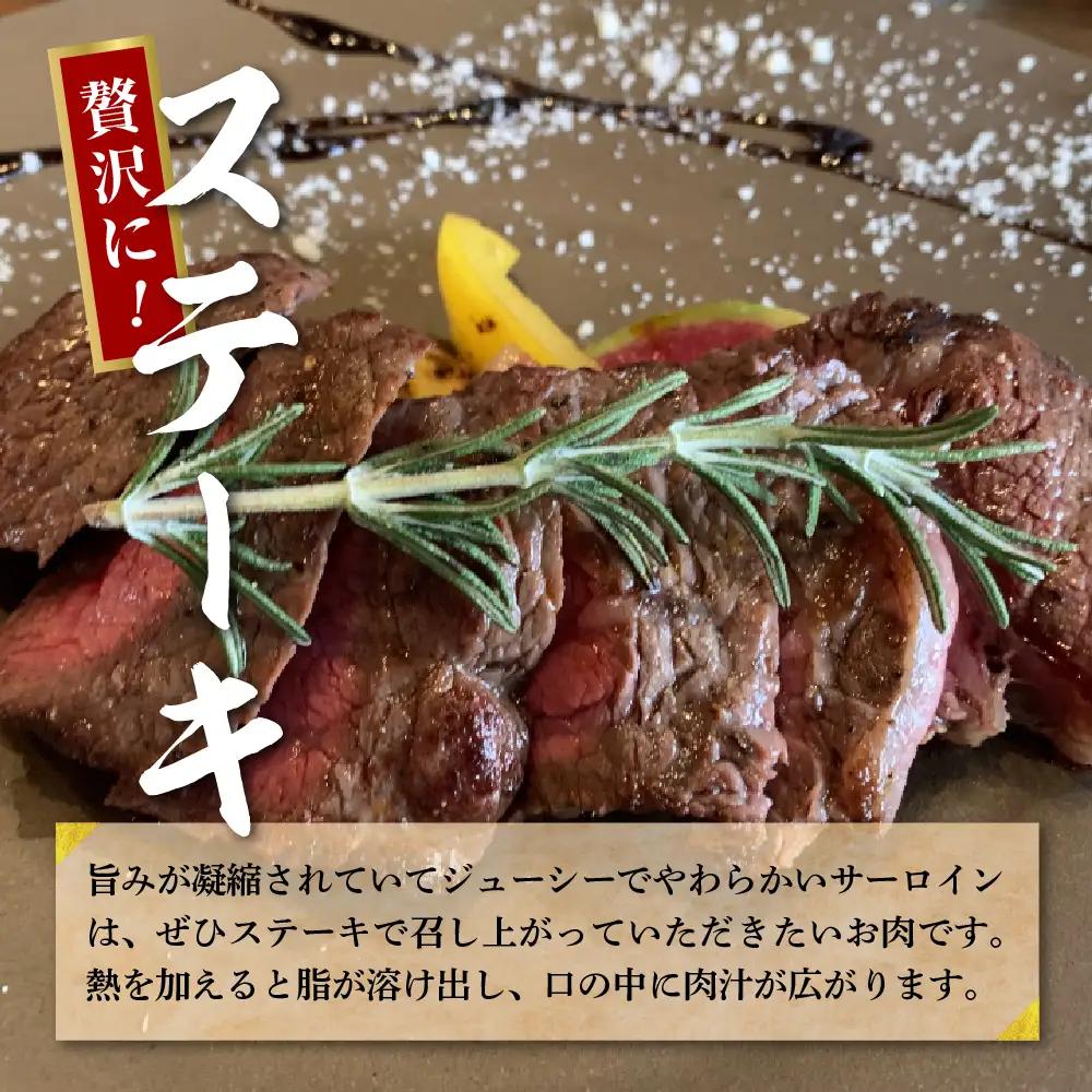 牛肉 サーロイン 【上州和牛】 ブランド 牛 1kg (250g×4枚) 群馬 県 千代田町 ※沖縄・離島地域へのお届け不可