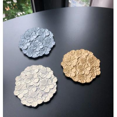 ふるさと納税 高岡市 【高岡銅器】フラワーコースター桜　メタリックグレー |  | 03