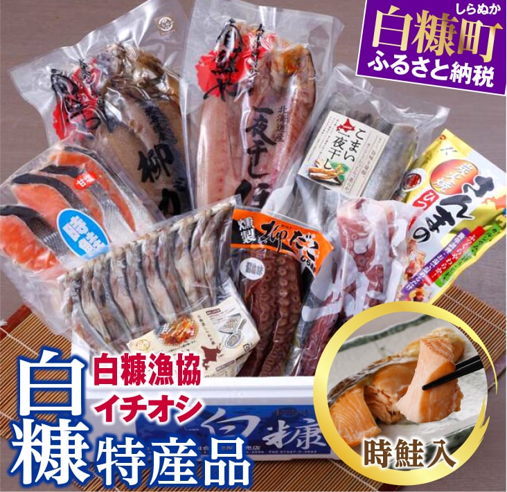 【ふるさと納税】白糠漁協イチオシ白糠特産品セット ふるさと納税 魚 ＜時鮭入＞ 北海道 グルメ 食べ物