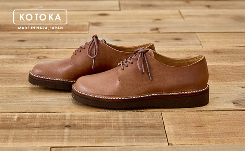 KOTOKA ( コトカ ) 婦人靴 一枚革 ダービー KTO2006L 22.0cm( ライトブラウン ) 【 ファッション 靴 シューズ 雑貨 日用品 牛革 】 【 お洒落 レザーシューズ 快適 