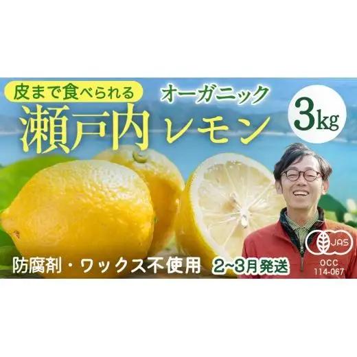 【 先行予約 】 瀬戸内 オーガニック レモン 3kg (24～30個程度) 2027年2月～3月発送