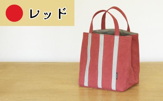 須田帆布 ごきげん・トートＳ（ レッド×カーキ ）【 トートバッグ バッグ カバン 鞄 帆布 国産 日本製 茨城県 つくば市 】