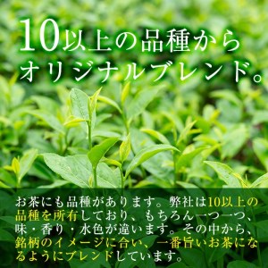 鹿児島県産 小さいお茶屋の深蒸し茶セット1 鹿児島県産 緑茶 詰め合わせ【お茶の山口園】A-63