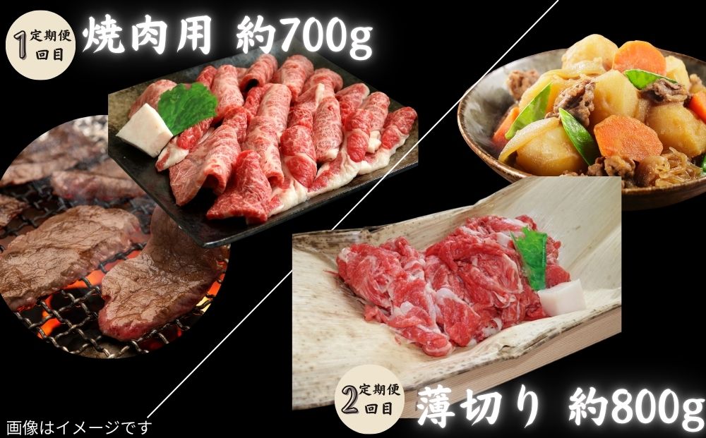 【宇陀里牛 定期便6回 (大人数向け) 】黒毛和牛セット ／ふるさと納税 大容量 宇陀里牛 黒毛和牛 牛肉セット 焼肉 ステーキ すき焼き 6回配送 国産和牛 光福久屋 奈良県 宇陀市