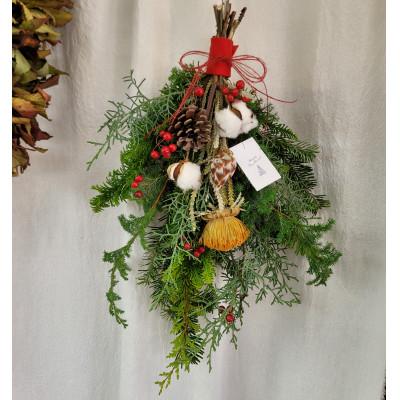 ふるさと納税 阿賀町 Xmasスワッグ【あかいみ】 |  | 01