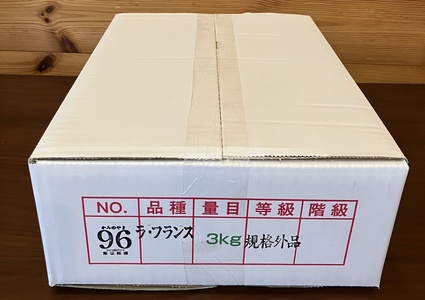 西洋梨（ラ・フランス）３ｋｇ　ご家庭用　0102-2403