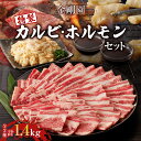 【ふるさと納税】金剛園 特製 カルビ ・ ホルモン セット 肉 牛 豚 焼肉 BBQ バーベキュー 直腸 みそ つけだれ もみだれ タレ付き 冷凍 小分け 保存 お取り寄せ 肉 お肉 おかず 惣菜 味付き 苫小牧市 苫小牧 北海道 送料無料