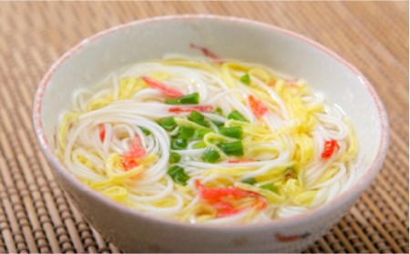 ピリ辛まぜ麺・手延べそうめんセット 2種各2食 / そうめん 島原 手延べ 素麺 麺 乾麺 上級品 国産小麦 2000円 2000 /  南島原市 / ふるせ [SAQ023]