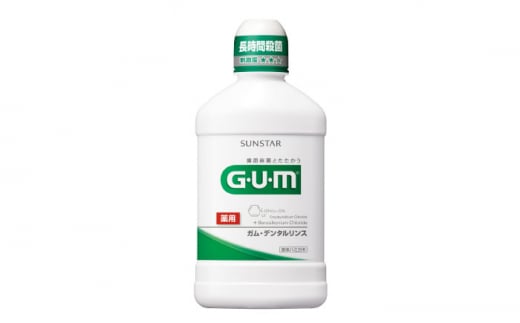 G・U・M ガム・デンタルリンス　＜レギュラータイプ＞500mL×12本 歯磨き 歯みがき ハミガキ 歯周病 虫歯 口臭 大阪府高槻市/サンスター[AOAD009] [AOAD009]