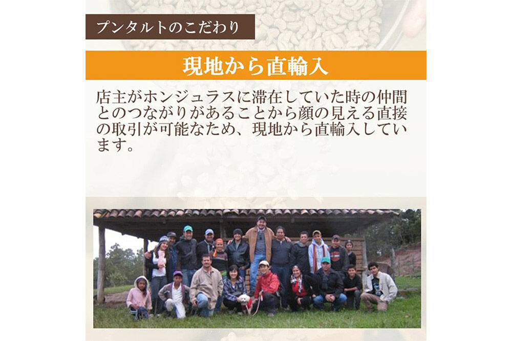 コーヒー豆 《定期便12ヶ月》 自家焙煎 ホンジュラス スペシャルティコーヒー 焙煎豆 200g×1パック 豆のまま【苦味系おまかせ】 [プンタルト Puntalto オーガニックコーヒー コーヒー豆