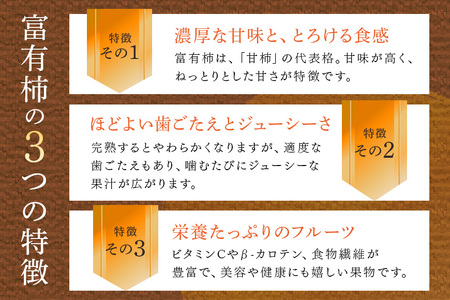【2026年収穫分】富有柿 L 16玉(三浦果樹園) 柿 甘い柿 かき 富有カキ 甘い 果物 フルーツ くだもの カキ 富有かき 秋 旬 甘柿 糖度 贈答用 贈答品 ギフト 贈り物 品種 ブランド 1