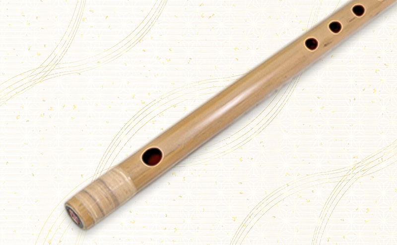 洋楽調篠笛八本調子(ハ長調・C調)素竹天地巻き