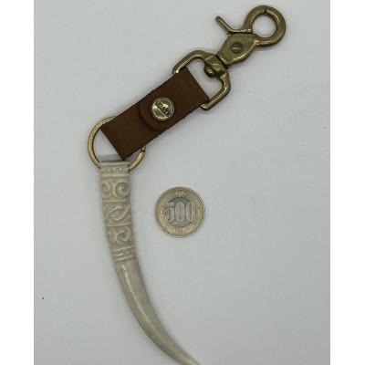 ふるさと納税 青森県 鹿角製 縄文キーホルダー(タイプB) |  | 01