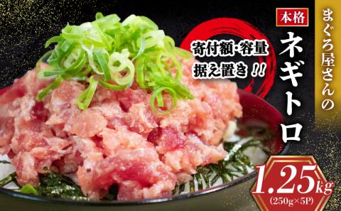 【1週間程度で発送】「ねぎとろ」 まぐろ 鮪 ねぎとろ 250g×5パック （1.25kg）魚 魚介 魚介類 加工品 加工 惣菜 愛媛県松山市 愛媛県 松山市 愛媛 松山 冷凍 冷凍便 冷凍配送 冷凍発送 クール便ねぎとろ,まぐろ,ねぎとろ